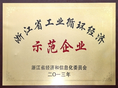 浙江省工業循環經濟示范企業